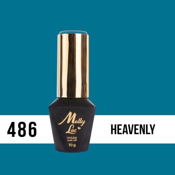 Gellak van MollyLac  Limited edition Heavenly  486   10  ml - Afbeelding 2