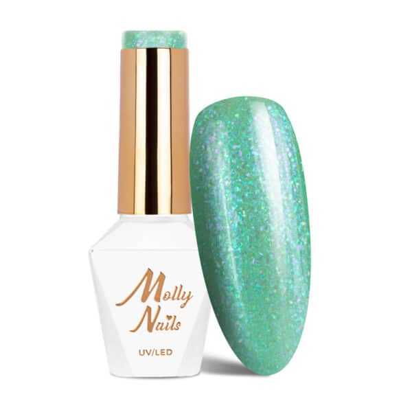 Molly Nails Green Party Hema/di-Hema vrije hybride lak 8g nr. 83